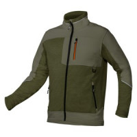 Jacheta OUTDOOR softshell, verde, marimea XXXL