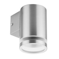 Lampa de exterior simpla, argintie, 230V, bec tip GU10 neinclus