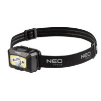 Lanterna de cap reincarcabila USB 250lm COB LED, cu senzor de miscare