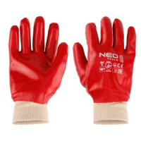 Manusi de protectie, bumbac acoperit cu PVC, 3121X, marimea 11