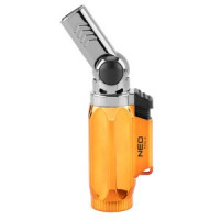 Micro arzator pe gaz cu aprindere piezo, 360 grade rotatie, control flacara, capacitate 3g Micro arzator pe gaz cu aprindere piezo, 360 grade rotatie, control flacara, capacitate 3g