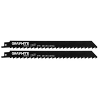 Panza pentru fierastrau sabie HCS 225x19x1.25mm, 3TPI - set 2 buc Panza pentru fierastrau sabie HCS 225x19x1.25mm, 3TPI - set 2 buc