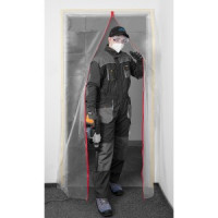 Perdea, capac de protectie impotriva prafului cu incuietoare 