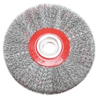 Perie conica, 200x32mm, sarma ondula, pt polizor banc Perie conica, 200x32mm, sarma ondula, pt polizor banc