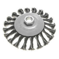 Perie tip roata 125 m, sirma de otel rasucita, M14 Perie tip roata 125 m, sirma de otel rasucita, M14