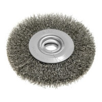 Perie tip roata 125 x 20 mm, sirma incretita, otel Perie tip roata 125 x 20 mm, sirma incretita, otel