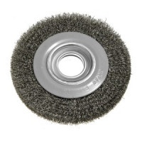 Perie tip roata 150 x 32 mm, sirma incretita, otel Perie tip roata 150 x 32 mm, sirma incretita, otel