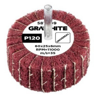 Roata lamelara 60 x 25 x 6 mm, P120 Roata lamelara 60 x 25 x 6 mm, P120