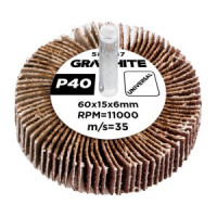 Rola cu lamele abrazive 60 x 15 x 6 mm, P40