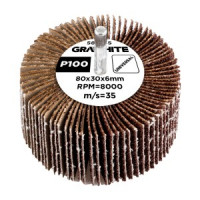Rola cu lamele abrazive 80 x 30 x 6 mm, P100 Rola cu lamele abrazive 80 x 30 x 6 mm, P100