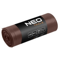 Saci pentru deseuri 60 L, maro, 35 mic, 10 buc. Saci pentru deseuri 60 L, maro, 35 mic, 10 buc.