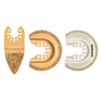 Set accesorii taiere ceramica pentru multifunctional cu vibratii, set de 3 buc. Set accesorii taiere ceramica pentru multifunctional cu vibratii, set de 3 buc.