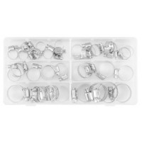 Set coliere metalice cu surub, 34pcs Set coliere metalice cu surub, 34pcs