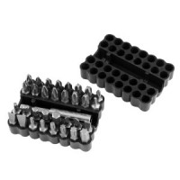 Set de biti 25 mm, cu suport magnetic 60 mm, 33 buc. Set de biti 25 mm, cu suport magnetic 60 mm, 33 buc.