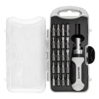 Set de biti cu suport magnetic, cu clichet 115 mm, 21 piese.