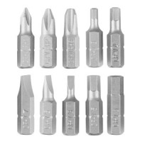 Set de biti SL3/5/7, PH1/2/3, H3/4/5/6 x 25 mm, 10 buc. Set de biti SL3/5/7, PH1/2/3, H3/4/5/6 x 25 mm, 10 buc.