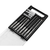 Set de burghie pentru beton SDS Plus cu varf dublu din carbid 5 x 6 x 8 x 10 x 110 mm, 5 x 6 x 8 x 10 x 160 m, set 8 buc