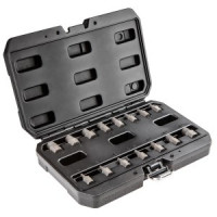 Set extractoare suruburi, 1/2'', 15 piese, CrMo Set extractoare suruburi, 1/2'', 15 piese, CrMo