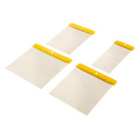 Spaclu metal cu maner  plastic, 4 buc -set