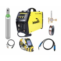Pachet complet sudura MIG/MAG: MIG 190 Intensiv, 230 V, 180 A, Butelie corgon 8l (plina), rola otel 5kg - 0.8mm Pachet complet sudura MIG/MAG: MIG 190 Intensiv, 230 V, 180 A, Butelie corgon 8l (plina), rola otel 5kg - 0.8mm
