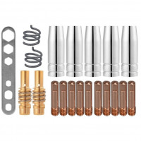 Set 20 consumabile pentru pistolet MIG MAG 150A, Intensiv Set 20 consumabile pentru pistolet MIG MAG 150A, Intensiv