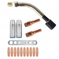Set 16 consumabile pentru pistolet MIG MAG 25AK Set 16 consumabile pentru pistolet MIG MAG 25AK