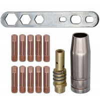 Set 13 consumabile pentru pistolet MIG MAG 150A Set 13 consumabile pentru pistolet MIG MAG 150A