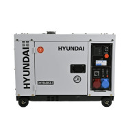 Generator diesel insonorizat trifazat Hyundai DHY8600SE-T, 8 kVA, 400/230 V