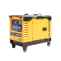 Generator diesel monofazat KOMPAK KD8600SE, 6.3 kW, 230 V, insonorizat
