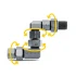 Conector pivotant Z-360°, 1/4″ Wagner [3]