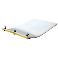 Protectie talpa galben pentru placa compactoare Bisonte PC90