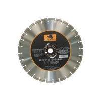 Disc Bisonte diamantat segmentat silentios, pentru caramida, beton, marmura, granit, Ø 400mm