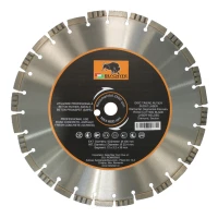 Disc Bisonte diamantat segmentat alternativ, beton rutier, asfalt si beton proaspat (sapa), Ø 500mm Disc Bisonte diamantat segmentat alternativ, beton rutier, asfalt si beton proaspat (sapa), Ø 500mm