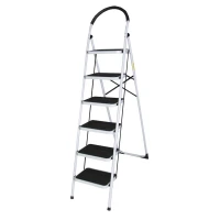 Scara otel BISONTE STR0206 6 trepte, inaltime maxima 145 cm pentru interior Scara otel BISONTE STR0206 6 trepte, inaltime maxima 145 cm pentru interior