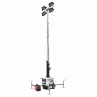 Turn de lumina GENMAC Little-Winky TM7 4x160W LED 81400 lumeni trailer tractare lenta neomologabil