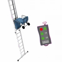 Elevator materiale constructii GEDA BatteryLadderLift complet echipat, H=10m Elevator materiale constructii GEDA BatteryLadderLift complet echipat, H=10m