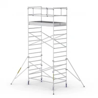 ProTUBE L6 Schela mobila profesionala din aluminiu H lucru 6,2m ProTUBE L6 Schela mobila profesionala din aluminiu H lucru 6,2m