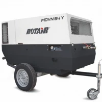 Motocompresor ROTAIR MDVN 54Y 5400l/min 7bar motor YANMAR cu bara tractare fixa doar pentru santier Motocompresor ROTAIR MDVN 54Y 5400l/min 7bar motor YANMAR cu bara tractare fixa doar pentru santier