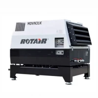Motocompresor ROTAIR MDVN 31K presiune 7 bar debit 3000 l/min motor Kubota 35 cp SKID (fara roti) Motocompresor ROTAIR MDVN 31K presiune 7 bar debit 3000 l/min motor Kubota 35 cp SKID (fara roti)