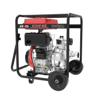 Motopompa de inalta presiune SENCI SCDHP-80E diam. 3″ Diesel, DE, rezervor 12.5L, roti transport