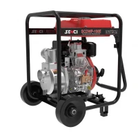 Motopompa ape curate SENCI SCDWP-100E diam. 4″ Diesel, DE, rezervor 12.5L, roti transport