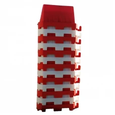 RS Parapet rutier TEKCNOPLAST 100 x 40 x H 70 cm rosu