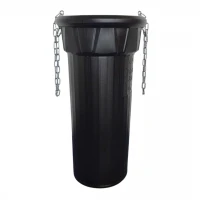 Tub standard pentru evacuare deseuri, NEGRU