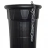 Tub standard pentru evacuare deseuri, NEGRU [2]