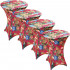 Set 4 Huse masa evenimente, Quasar & Co.®, huse elastice, rotunde, fete de masa pentru cocktail si catering, d 70-75 cm, h 82 cm, multicolor [2]