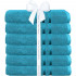 Set 6 prosoape baie Quasar & Co.®, 100% bumbac, 450 g/mp, 70 x 140 cm, turcoaz [3]