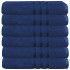 Set 6 prosoape baie Quasar & Co.®, 100% bumbac, 450 g/mp, 70 x 140 cm, albastru royal [2]
