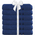 Set 6 prosoape baie Quasar & Co.®, 100% bumbac, 450 g/mp, 70 x 140 cm, albastru royal [3]