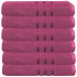 Set 6 prosoape baie Quasar & Co.®, 100% bumbac, 450 g/mp, 70 x 140 cm, fucsia [2]