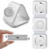Incarcator wireless magnetic 3 in 1, Quasar & Co.®, universal, pliabil, incarcare rapida 15W, Qi fast wifi charger, 25 x 7,5 x 0,75 cm, alb [4]